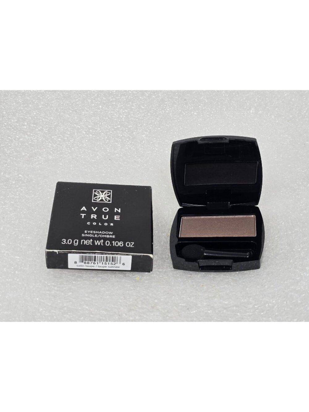 Avon True Color Single Eyeshadow Satin Taupe 3 G Compact With Applicator